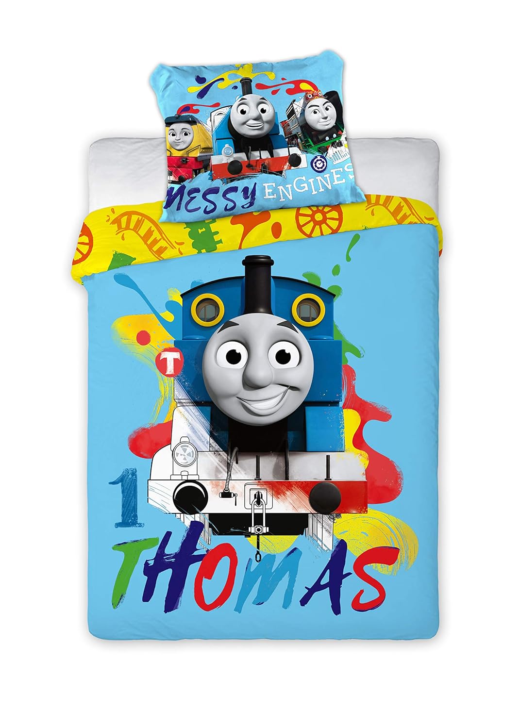thomas the tank cot bed duvet set