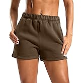 Soothfeel Women's Sweat Shorts with Pockets High Waisted Comfy Athletic Lounge Cotton Shorts for Women Casual Summer