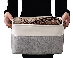 DECOMOMO Storage Baskets for Shelves - Fabric