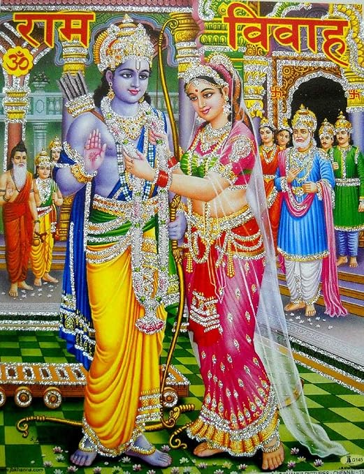 Amazon Com Ram Sita Swayamvar Marriage Hindu God Poster With Glitter Reprint On Paper Unframed Size 9 X11 Inches Posters Prints Swayamwar marriage and counseling bureau came into existence (around 1992) as a result of strong desire to do social activity keeping in mind the lack of societal contacts. amazon com ram sita swayamvar