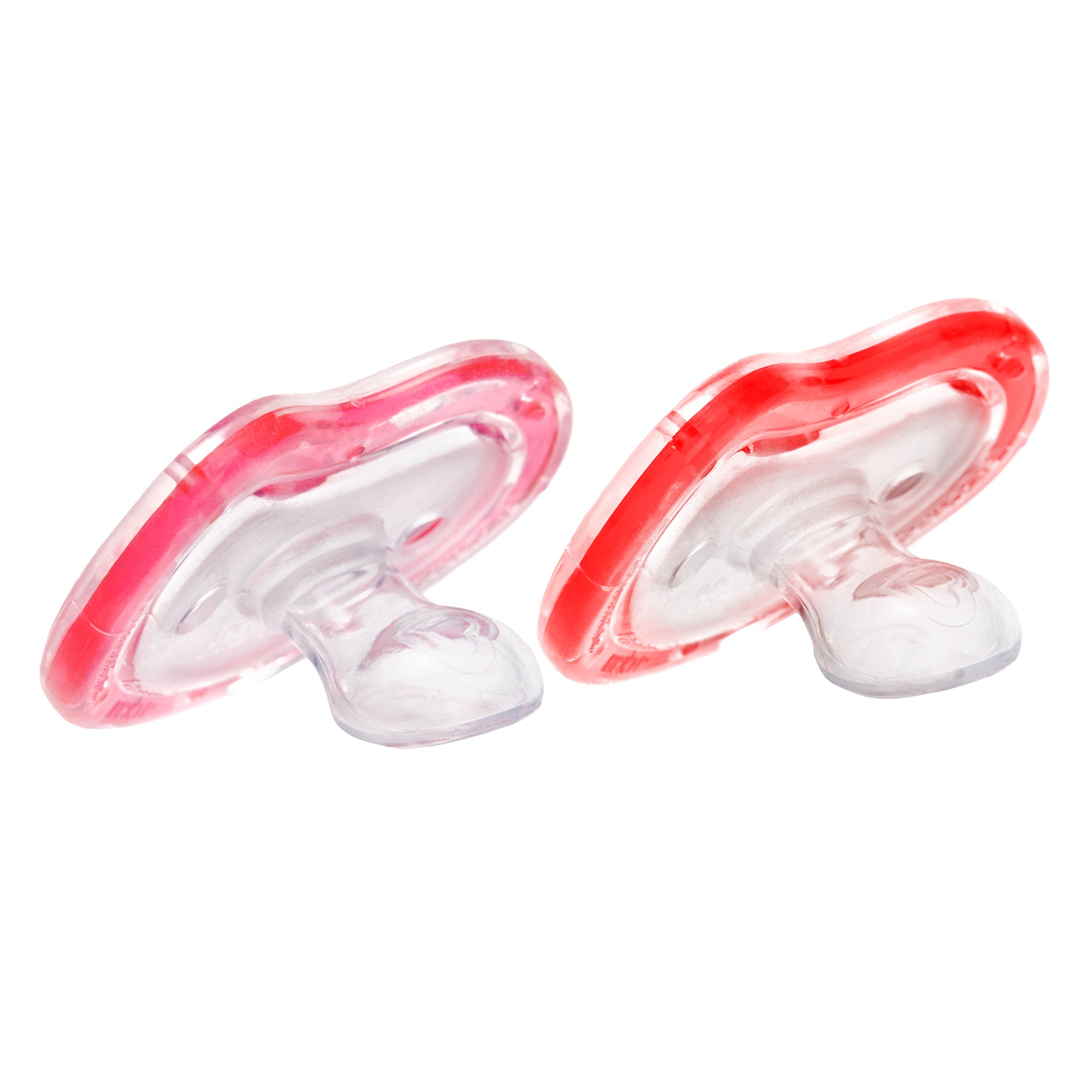 Munchkin Latch Lightweight Pacifier Red Pink Months Count