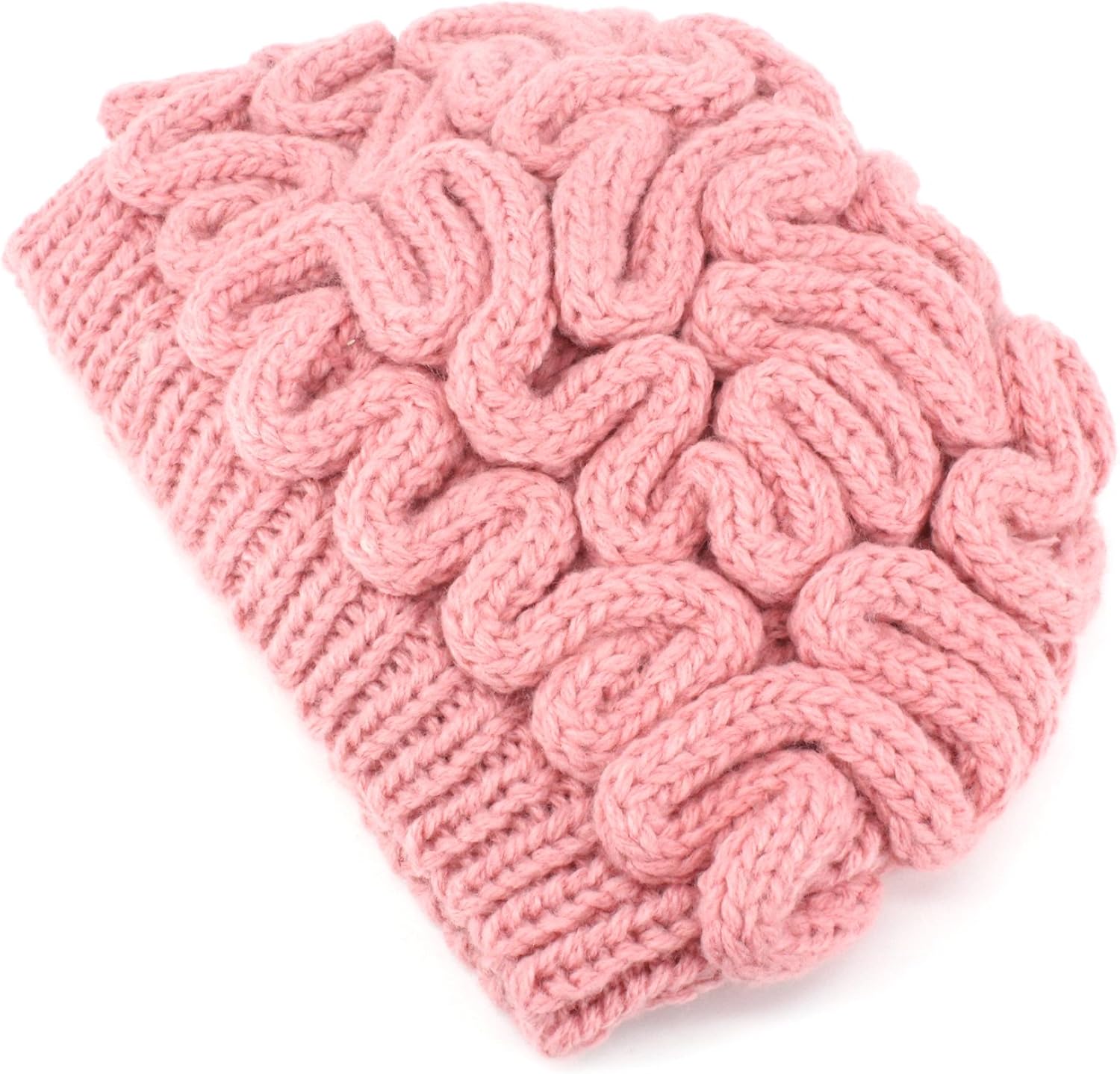 Creative Hand Made Knitted Brain Hat Unique Thinking Cap Winter Beanies for Men Women: Clothing