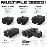 FORTEM Car Boot Organiser Storage 600D Oxford Non-Slip Base Collapsible 45L view 3