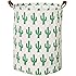 Large Collapsible Round Storage Bin/Cactus Storage Basket/Clothes Laundry Hamper/Toy Books Holder (Cactus)
