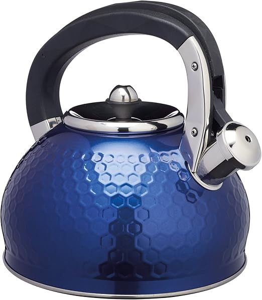Kitchen Craft Lovello Induction Stovetop Whistling Kettle, Stainless