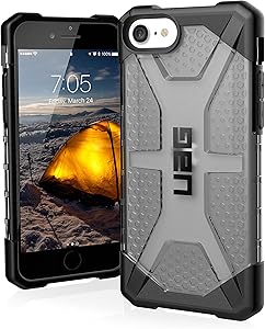 URBAN ARMOR GEAR UAG Deisgned for iPhone SE 2020 Plamsa Case [Ash] Rugged Translucent Ultra-Thin Military Drop Tested Protective Cover