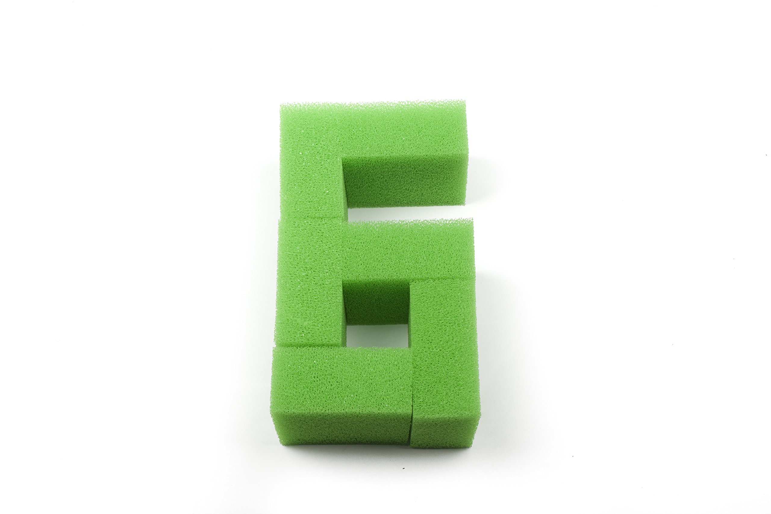 LTWHOME Medium Foam Filter Pads Fish Tank Compatible with Juwel Compact/BioFlow 3.0 Filters/M(Pack of 6)