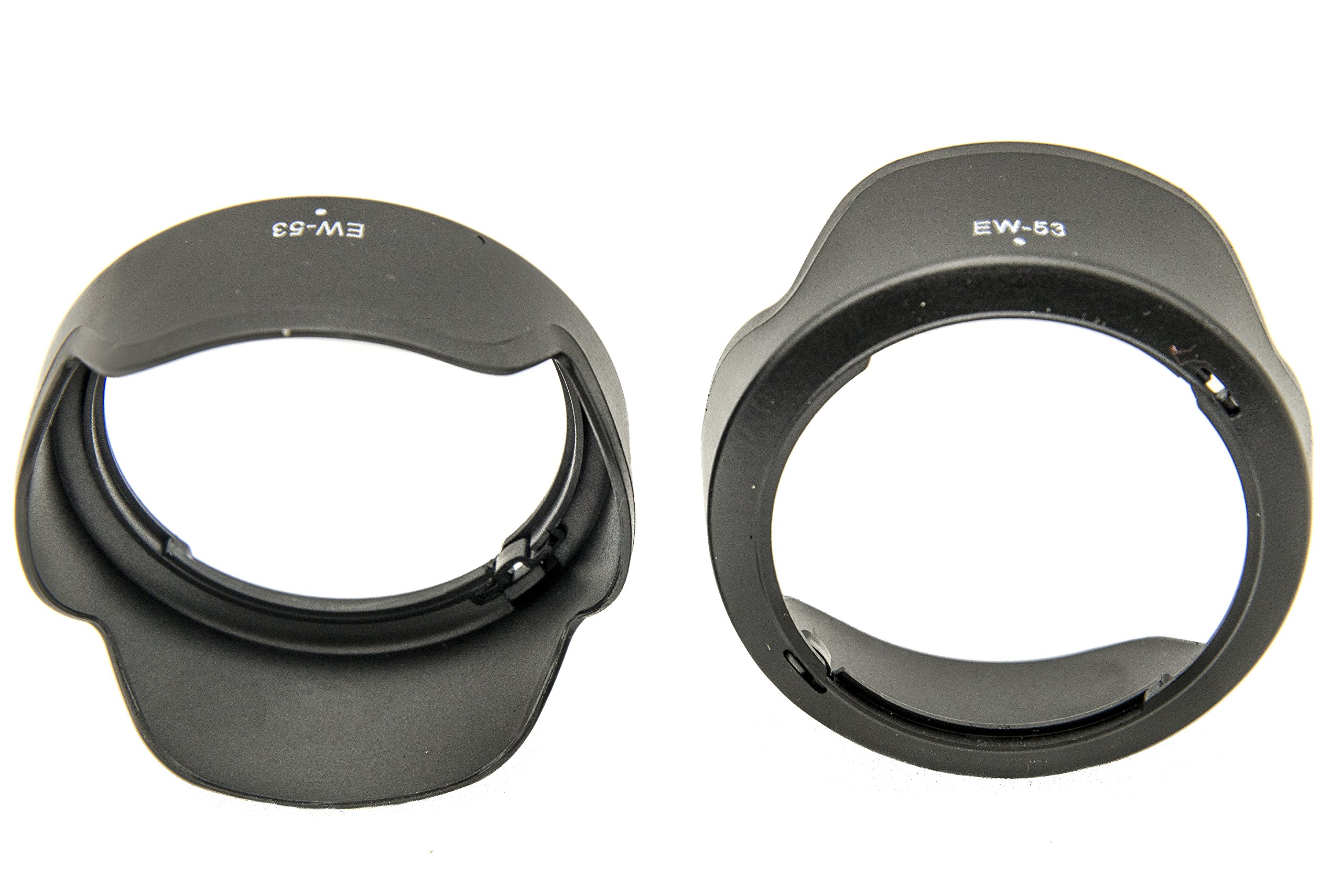 PROtastic Replacement EW-53 EW53 Petal Lens Hood *** 2 PACK *** For Canon EF-M 15-45mm f/3.5-6.3 IS STM Lens