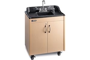 Ozark River Portable Sinks Lil Premier Child Height Portable Hand Wash Sink Maple