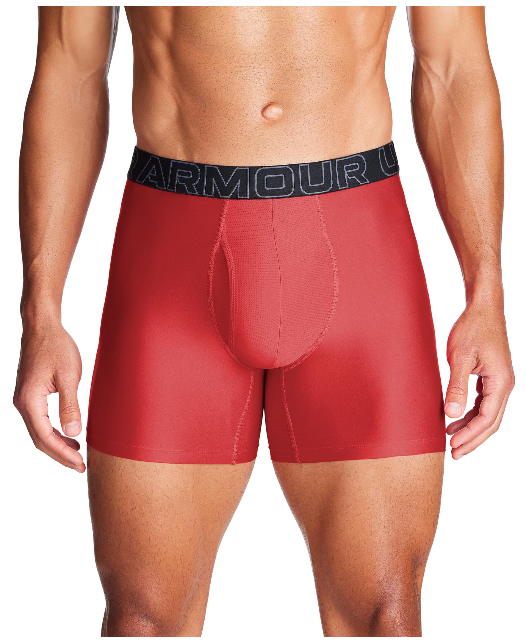 Under Armour Men's Multi-Pack Standard Tech Boxer Brief, 6" Inseam, All-Day Comfort & Ultra-Soft Image