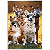 Funny Dog Birthday Card for Women, Men, Family & Friends – Humorous Pet Greeting Card for those with too many candles on their cake!