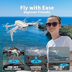 KGF Mini Drone with Camera,1080P HD FPV Foldable