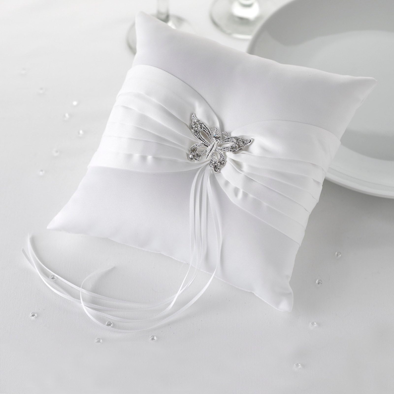 Bought OnlineSparkling Butterfly Ring Cushion