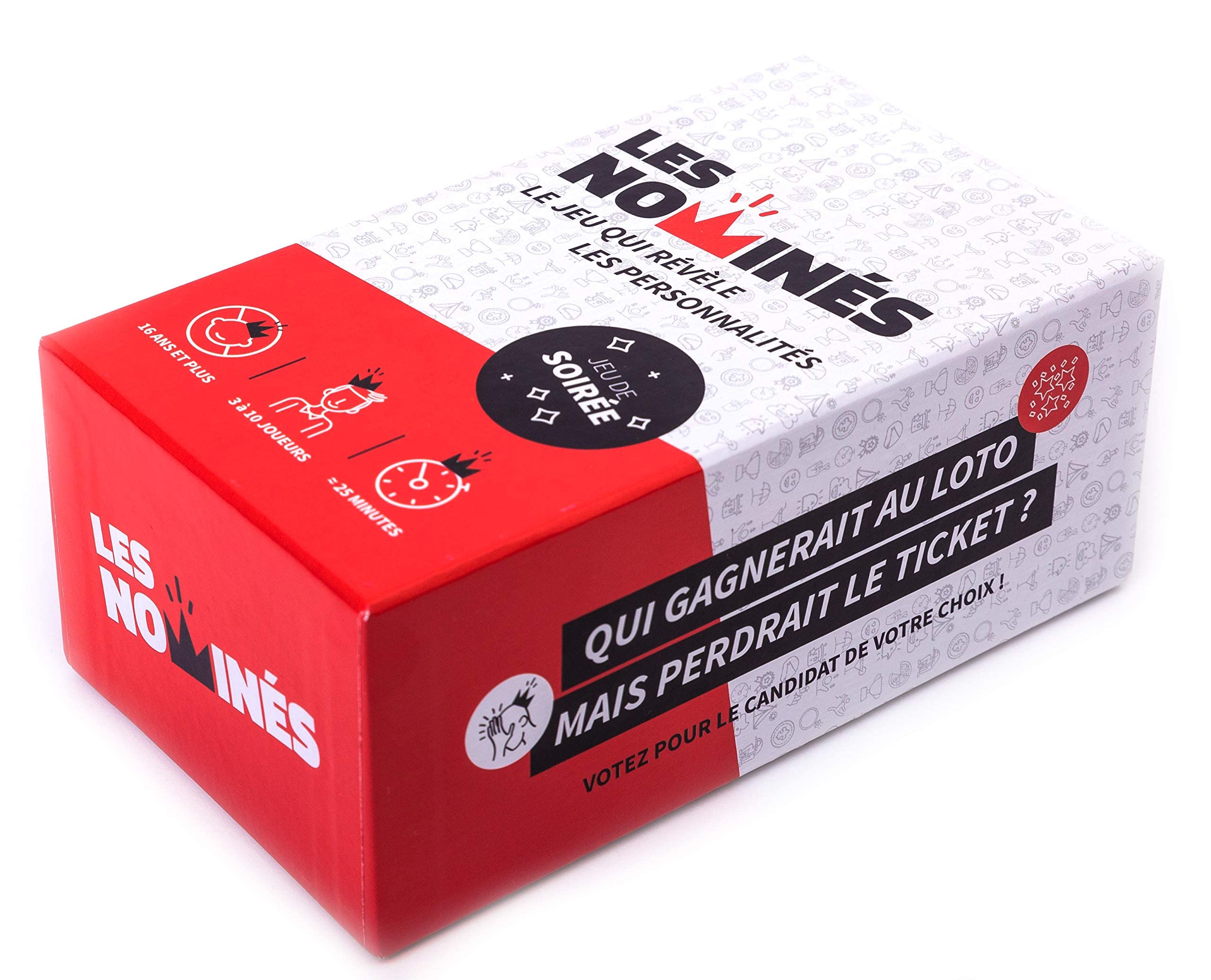 Les Nominés, Le Jeu qui Révèle Les Personnalités | Jeu de Cartes Original Idéal pour Animer Soirées et Apéros | Version Adulte et Famille | 3 Modes de Jeux - 440 Cartes - Ambiance | Edition Limitée