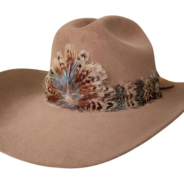 Stellar Feather Hat Band - Adjustable Cowboy Hat Band for  display picture 1
