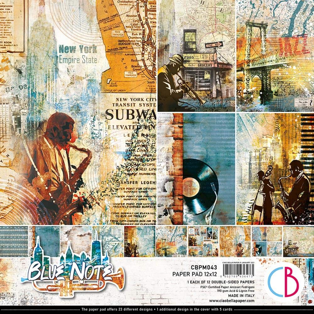 Ciao Bella Paper, One Size, Blue