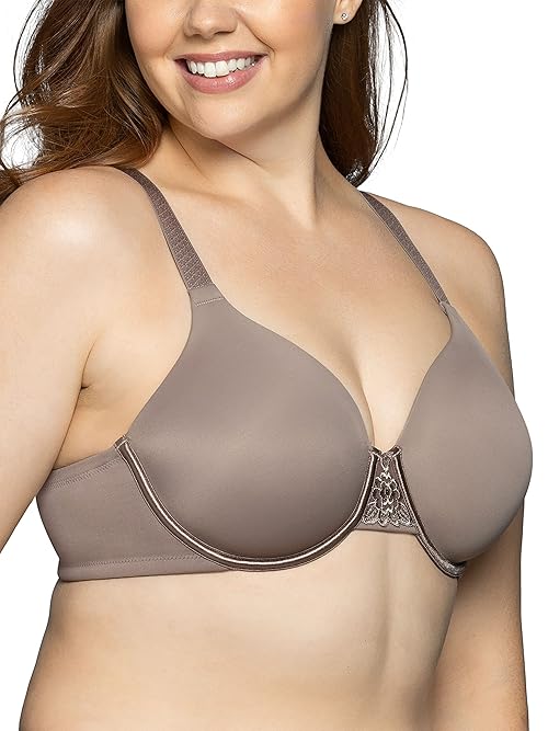 Vanity Fair womens Full Figure Beauty Back Smoothing (36c-42h) Bra, Underwire - Walnut, 36D US