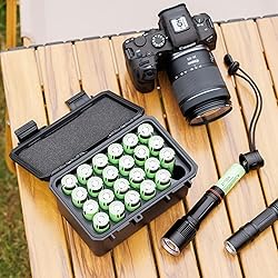 JJC 24 Slots 21700/20700 Battery Case Holder, IP67