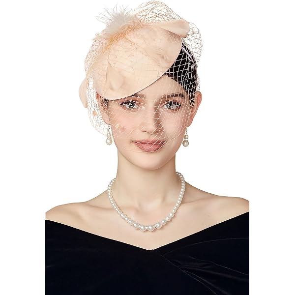 Ruffles Fascinator Hats for Women 2025 Vintage Elegant Tulle  display picture 1