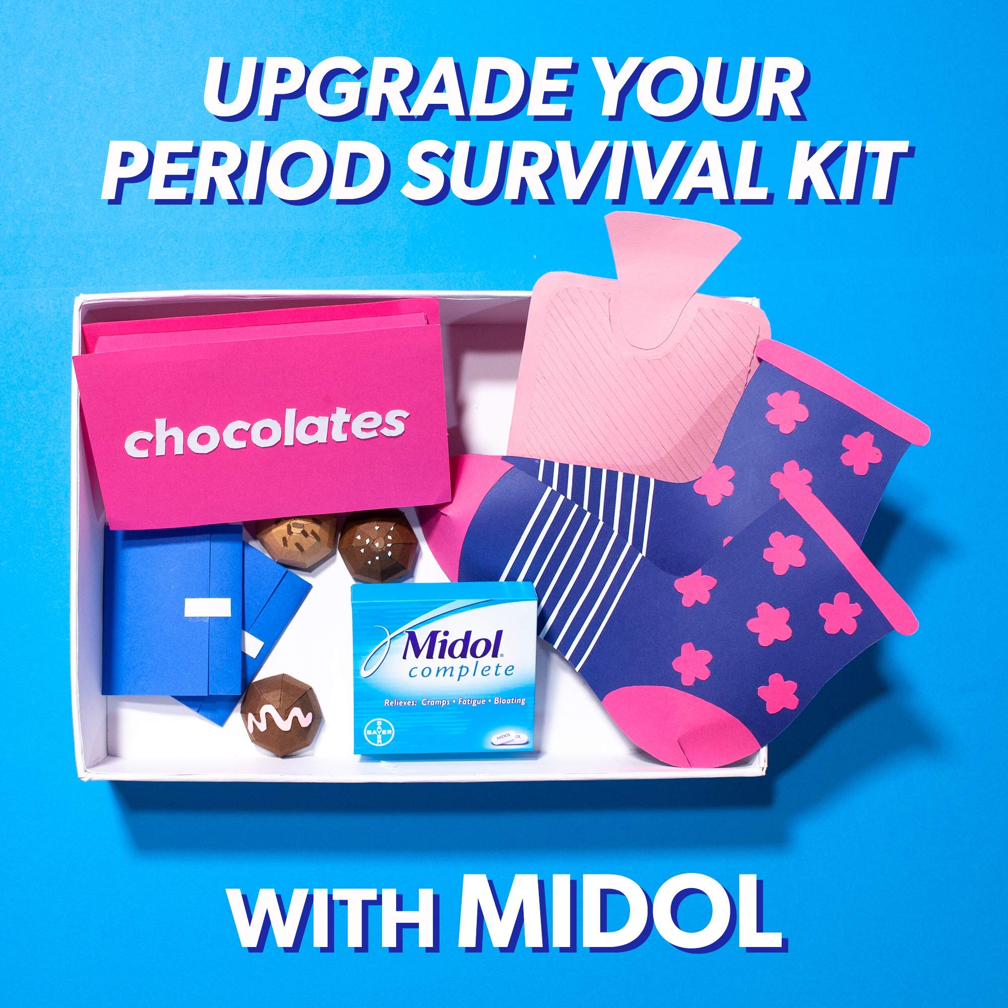 Midol Complete, Menstrual Period Symptoms Relief Including Premenstrual Cramps, Pain, Headache