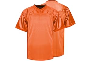 MESOSPERO Blank Practice Football Jersey Mesh Athletic Sports Football T-Shirt Black White Red