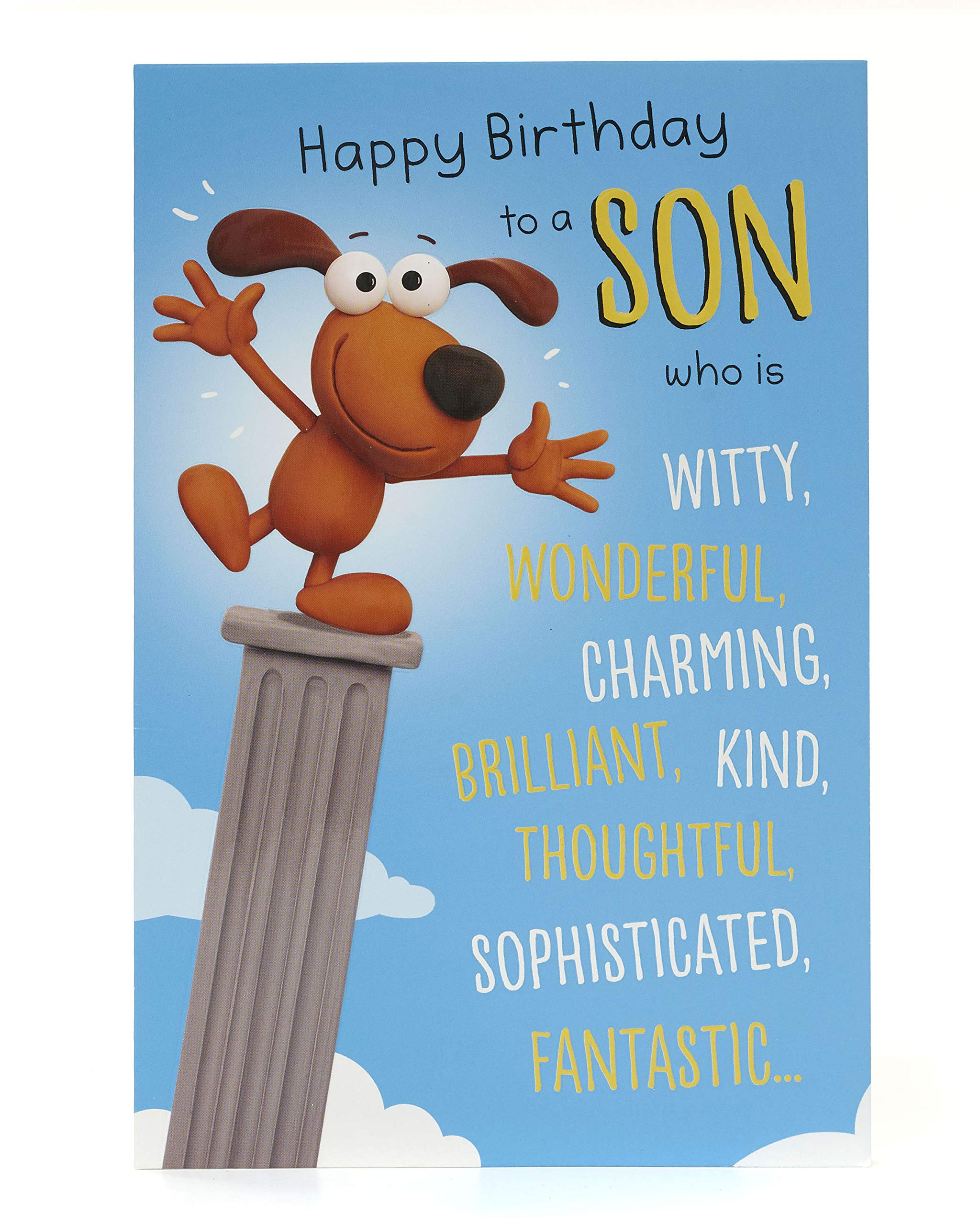 UK Greetings - ‎ Son Birthday Card for Him - Funny Birthday Card