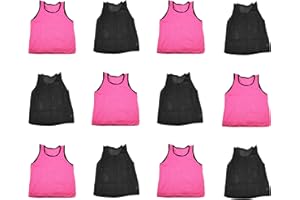 BlueDot Trading Adult & Youth Scrimmage Training Vests for Soccer, Basketball & More – Available in 1, 6, 12, 24 Packs