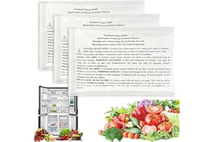 SHUREX 3 Pack PK-1 Produce Saver Refills for Frigidaire Pure Air Produce Keeper FRPAPKRF2PK FRPAPKRF, Compatible with Frigidaire Crisp Seal Fresh System Crisper Drawers