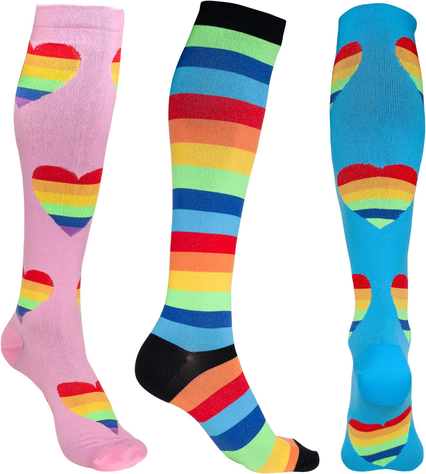 ODIJOO Compression Socks 20-30 mmHg for Women & Men - Best for Running, Athletic, Medical, Pregnancy and Travel