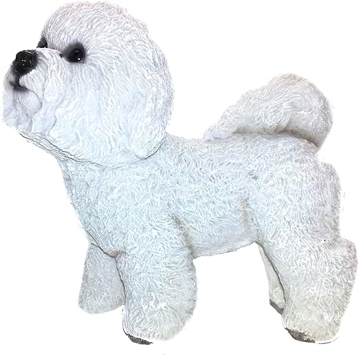 Bichon Frise Decorative Ornament Pet Dog Figurine: Amazon.co.uk