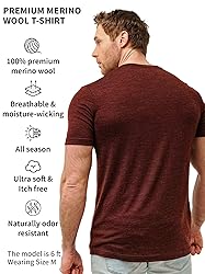 Merino.tech Merino Wool T-Shirt Mens - 100% Merino