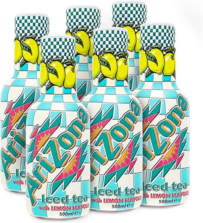 Arizona Lemon Iced Tea 500 ml (Pack of 6) Amazon.co.uk Grocery
