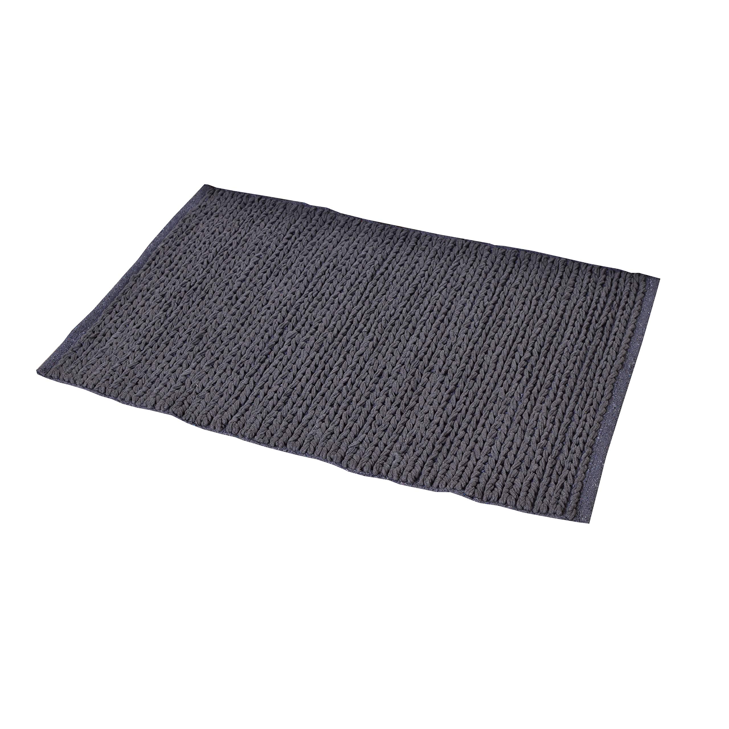 Grey Doormat 2 x 3' Soft Braided Rug Bath Kitchen Entry Door Bathroom Washable eBay