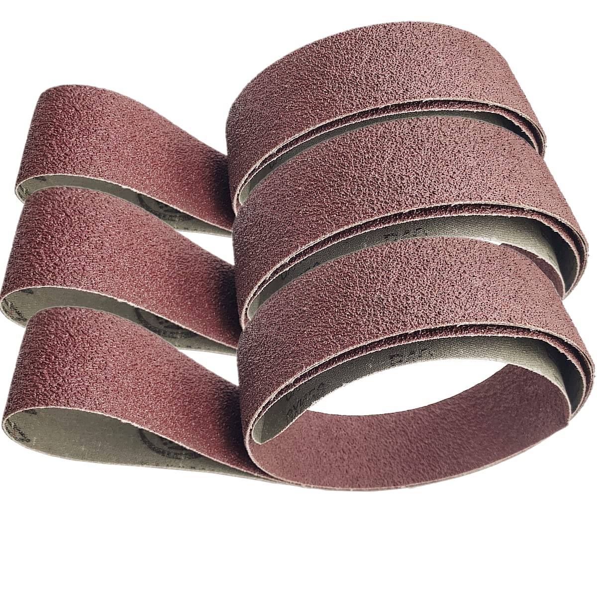 FEIHU Sanding Belts 50 x 2000 mm.5 Different Grits.Each 2x40/80/120/180/320,Sanding Belt Set, for Belt Sander,Polishing Metal,Wood(10 Pieces)