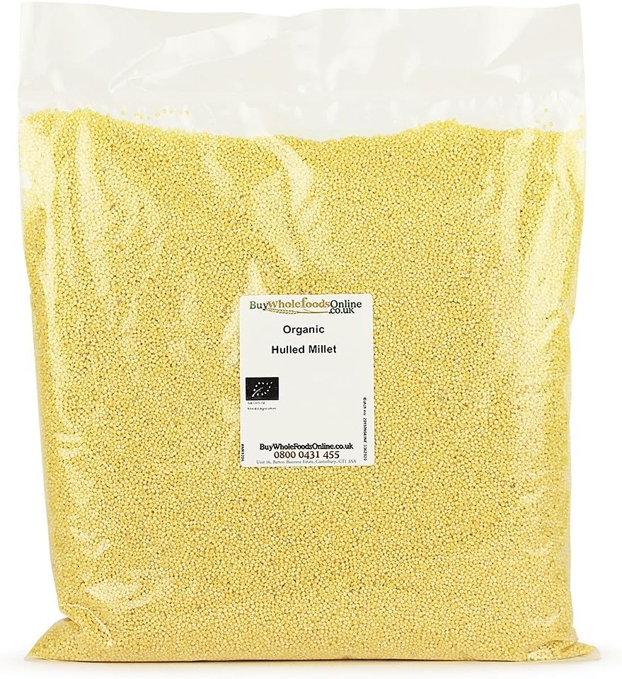 Organic Millet Hulled 25kg Bulk Amazon.co.uk Grocery