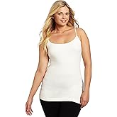 skinnytees Women's Plus Little More Skinny Cami, One Size