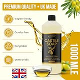 Lucemill Organic Castile Liquid Soap 1L Pure Natural Gentle Skin Body Wash view 5