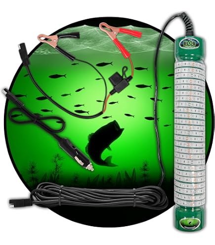 Amazon.com: Green Blob Outdoors New Underwater Fishing Light for