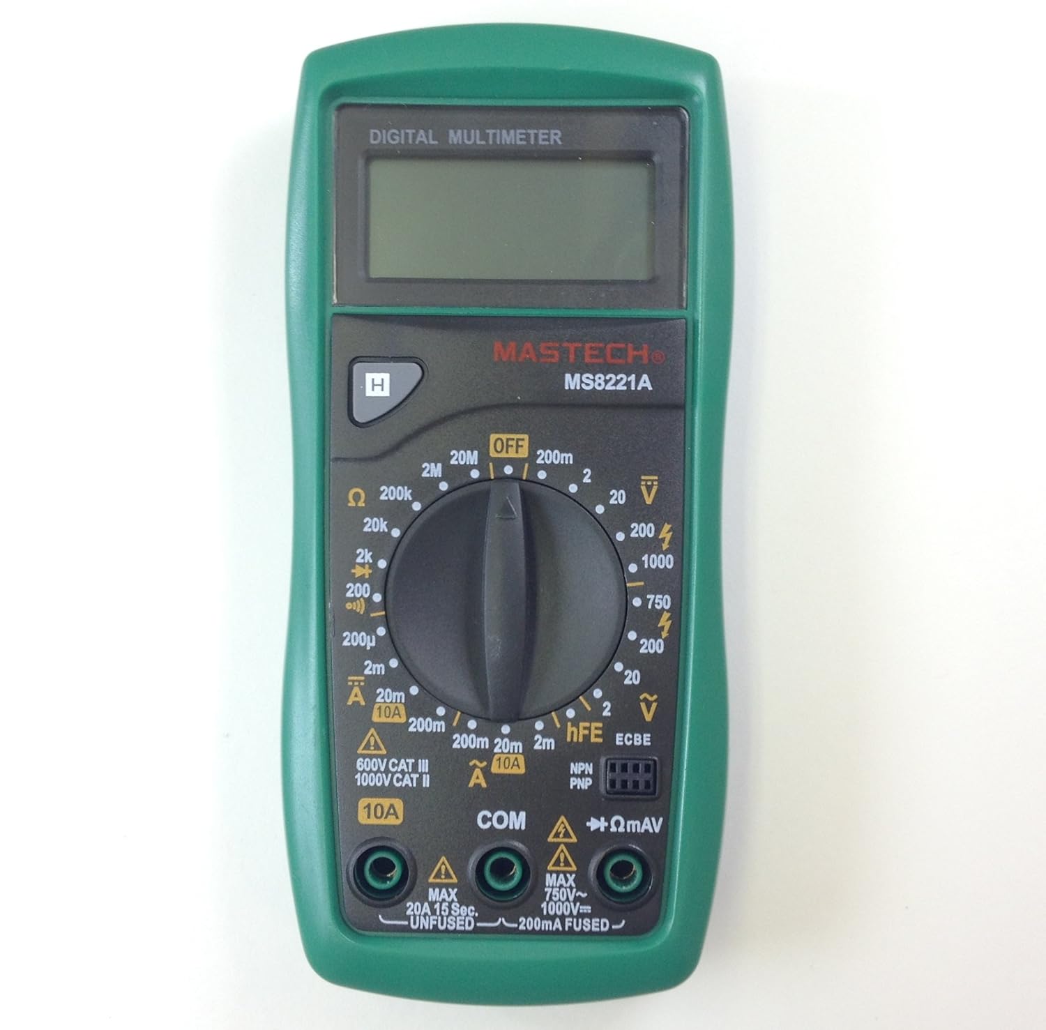 Mastech MS8221A Multimeter DMM DC/Current Voltage Resistance Tester ...