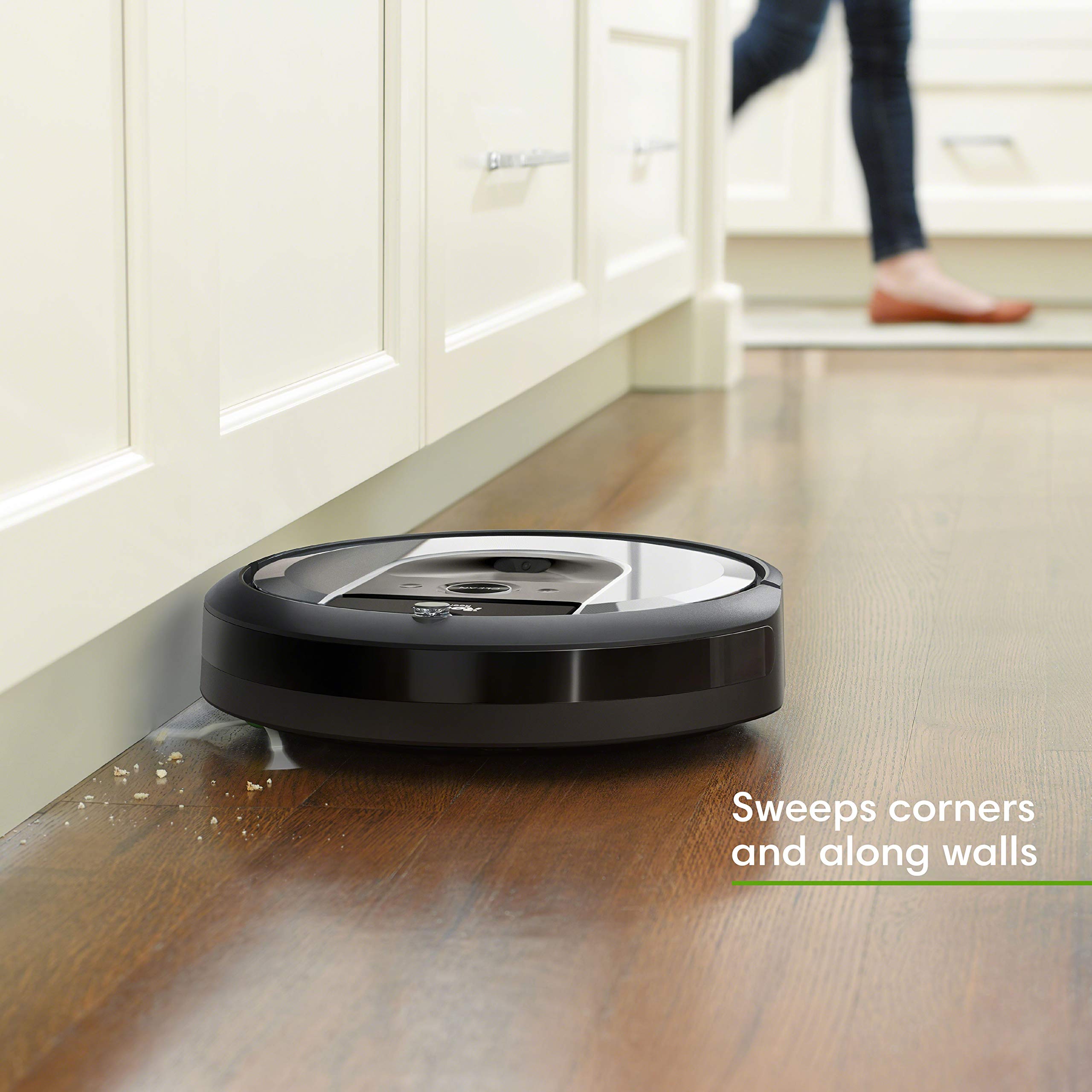 iRobot Roomba i6+ (6550) Robot Vacuum with Automatic Dirt Disposal-Empties Itself, Wi-Fi Connected, Works with Alexa, Carpets, + Smart Mapping Upgrade - Clean & Schedule by Room