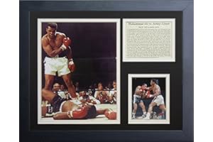 Legends Never Die Muhammad Ali vs. Liston Framed Photo Collage, 11 x 14-Inch
