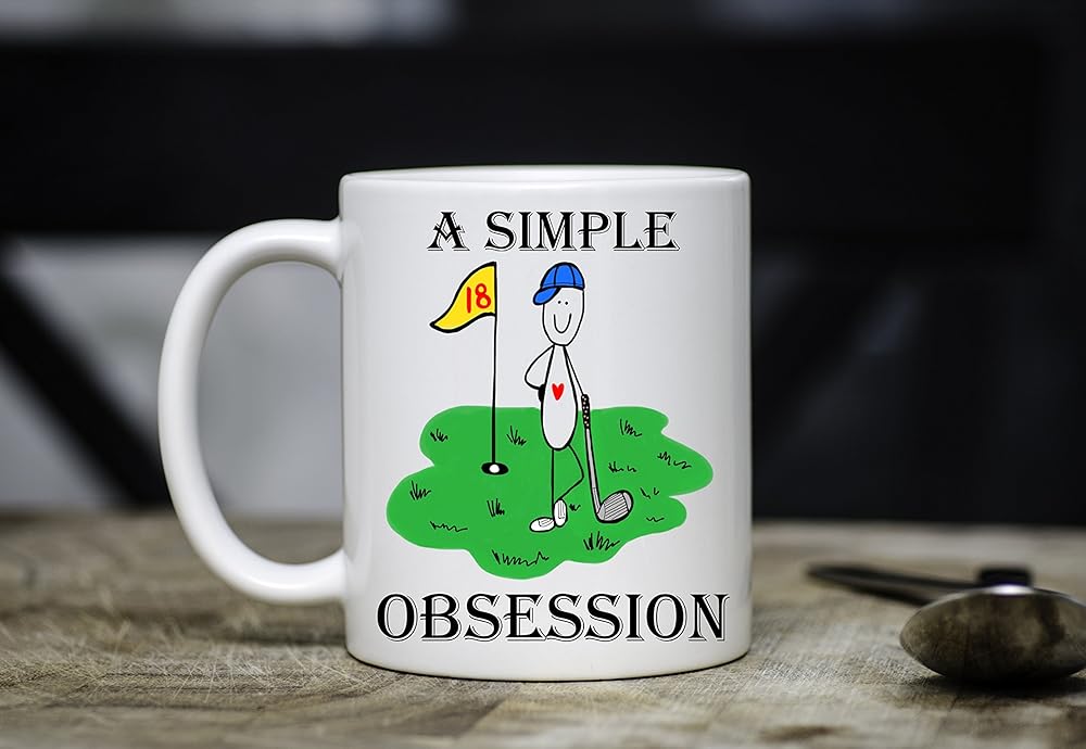 Golf mug, Golf coffee mug, golfing gift mug, gift for