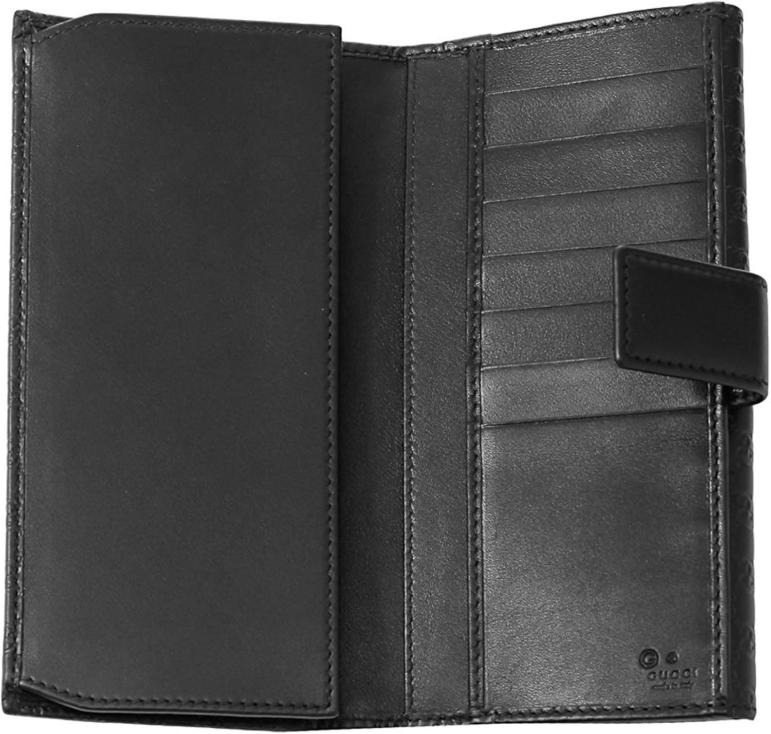 gucci card case monogram microguccissima black