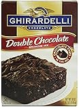 Ghirardelli, Chocolate Double Chocolate Brownie Mix, 18oz Box (Pack of 3)