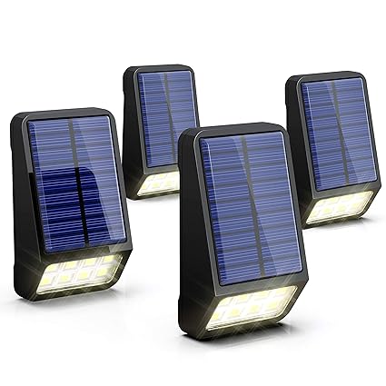 Lohas Fence Post Solar Lights 8 Leds Deck Post Solar Lights For