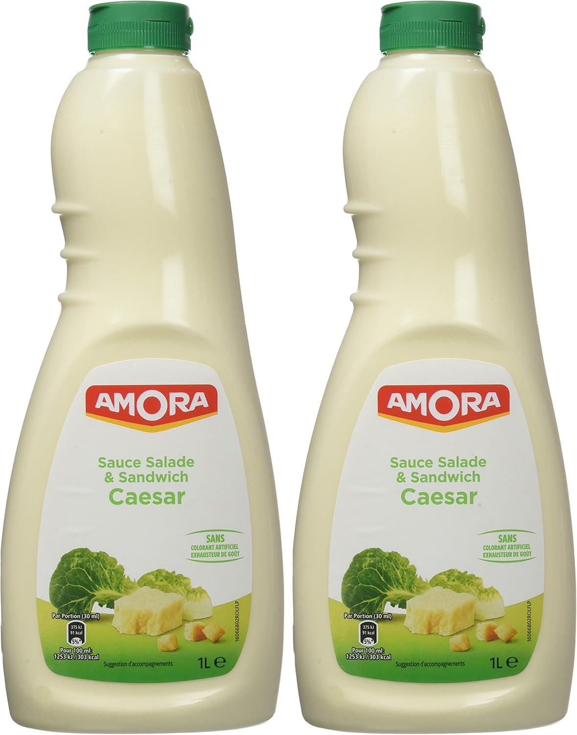Amora Sauce Salade Et Sandwich Caesar 1l Lot De 2 Amazon Fr
