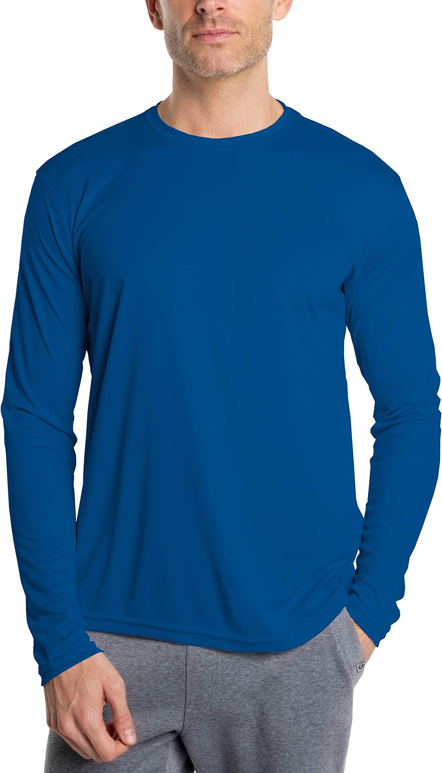 Vapor Apparel Men's UPF 50+ UV Sun Protection Performance Long Sleeve T-Shirt