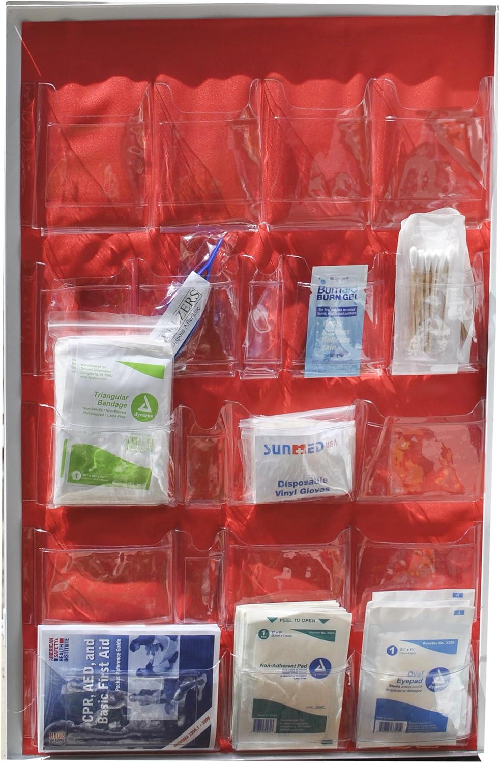 Medique 745M1, 3-Shelf Industrial First Aid Cabinet, Filled - First Aid Kits - 