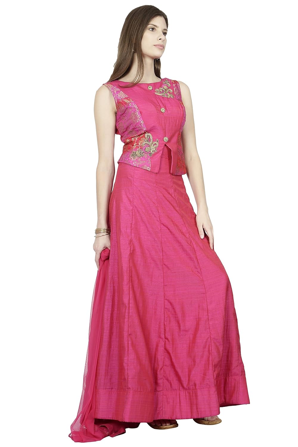 manmandir womens tafeta silk ghagra choli set readymade (salwar suits for women)