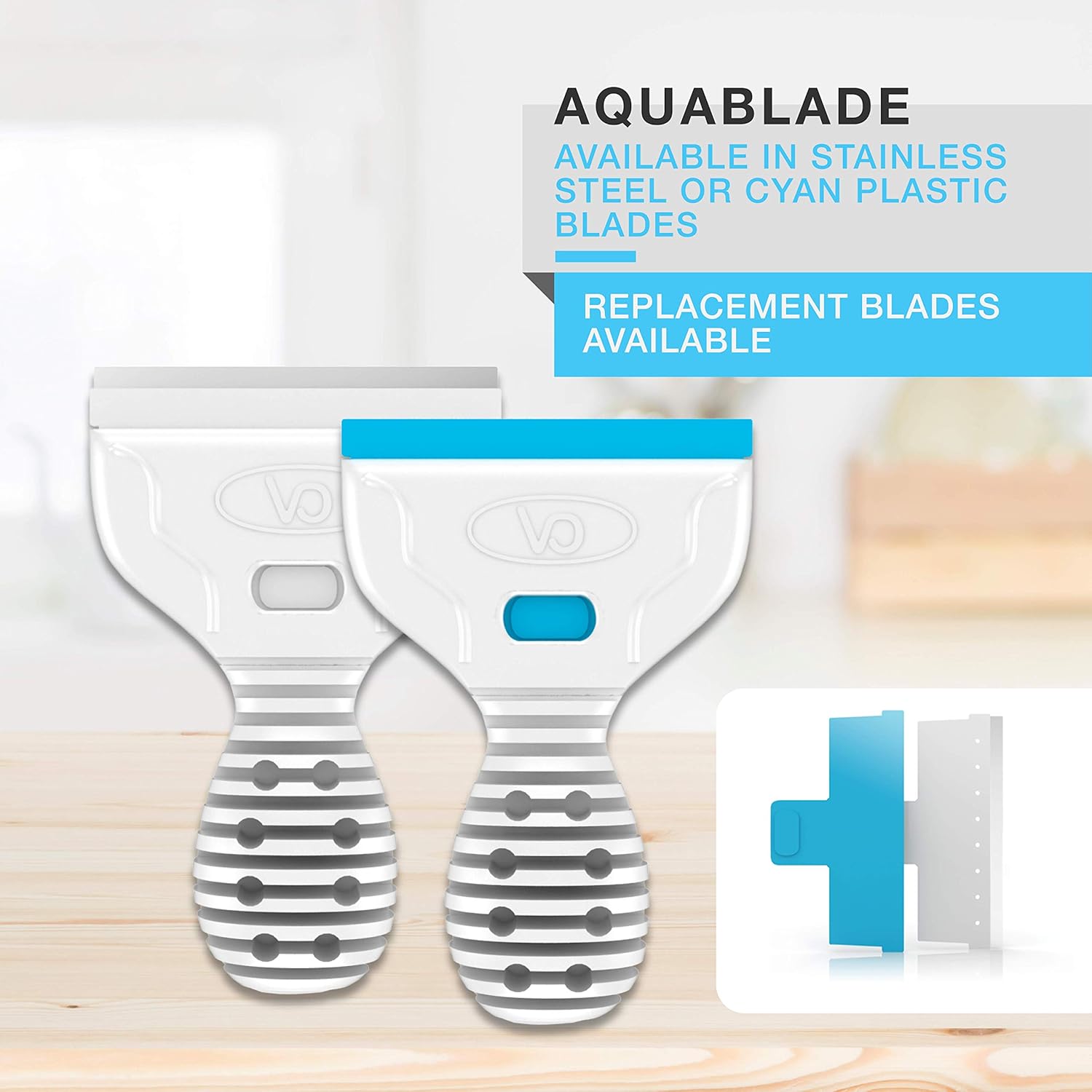 Continuum Aquatics AquaBlade M - Short Stainless Steel Aquarium Scraper to Clean Aquarium Tank : Kitchen Utility Knives : Pet Supplies